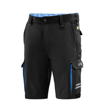 Bermudas Tech Atlanta Negro/Azul