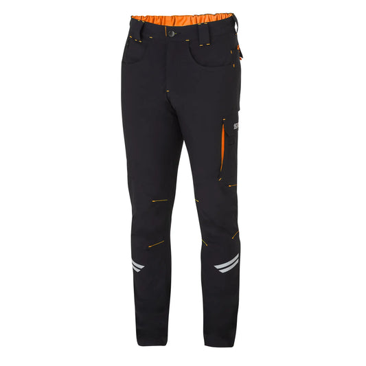 Pantalones Tech Light Kansas Negro/Naranja