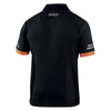 Polo Tech Toledo Negro/Naranja