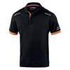 Polo Tech Toledo Negro/Naranja