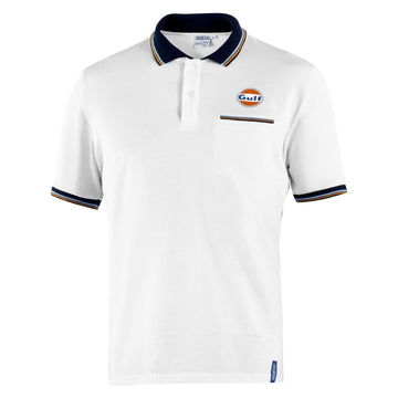 Polo Gulf Pocket Blanco