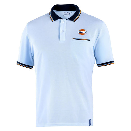 Polo Gulf Pocket Azul Cielo