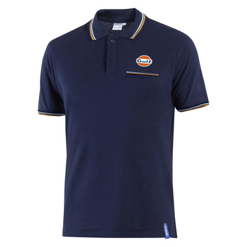 Polo Gulf Pocket Azul Marino