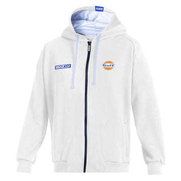 Sudadera Zip Gulf Blanco