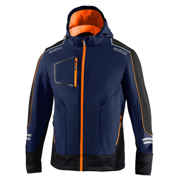 Chaqueta Sofshell Tech York Marino/Naranja