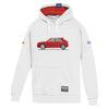 Sudadera con Capucha Lancia Delta HF Blanco/Rojo