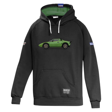 Sudadera con Capucha Lancia HF GR4 Stratos Negro/Verde