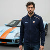 Sudadera Gulf Zip Azul Marino