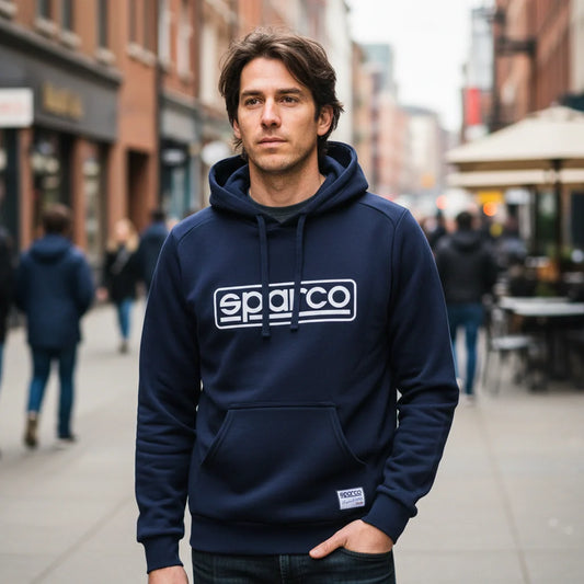 Sudadera con Capucha Frame Azul