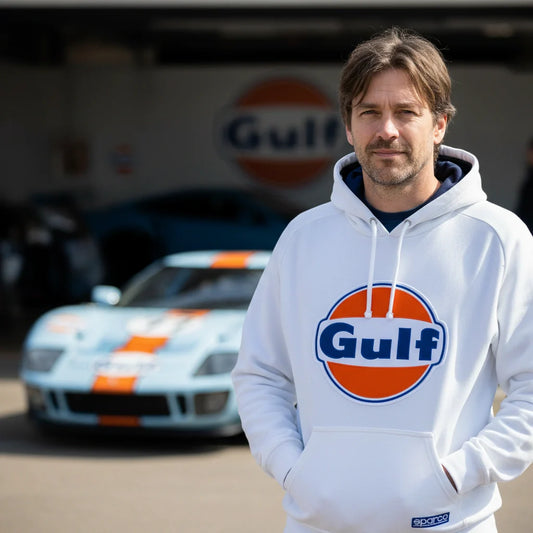 Sudadera con Capucha Gulf Blanco