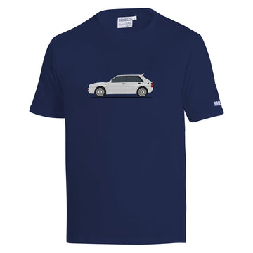 Camiseta Lancia Delta HF Azul/Blanco