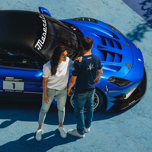 Camiseta Sparco Maserati Azul