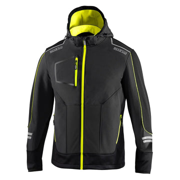 Chaqueta Sofshell Tech York Gris/Amarillo