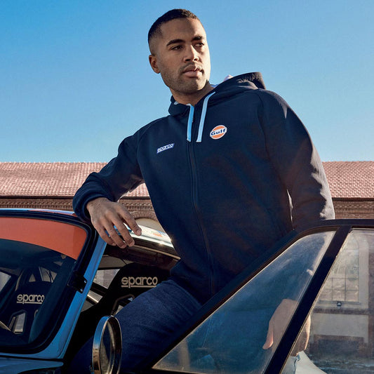Sudadera Zip Gulf Azul Marino